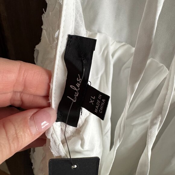 Lulu's Precious Passion White Floral Baby Doll Dress-XL - Picture 2 of 6